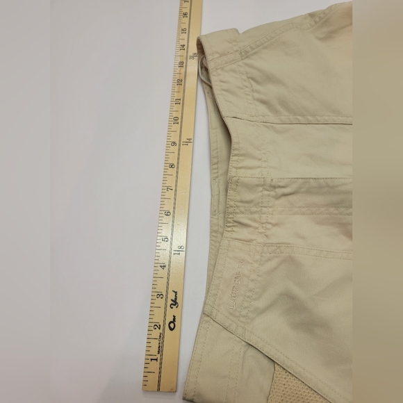 Ralph lauren Cargo pants Tan Safari cropped size 6 - Picture 4 of 9